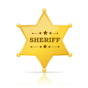 Sheriff badge